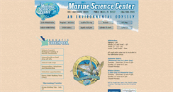 Desktop Screenshot of marinesciencecenter.com
